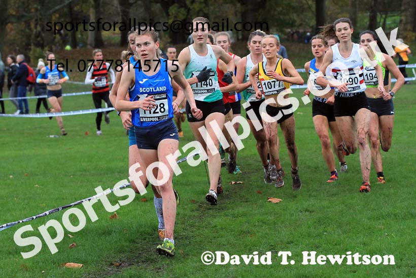 Senior Women and Under-23 Women, 2022 British Athletics Cross Challenge, Sefton Park, Liverpool.  Photo: David T. Hewitson/Sports for All Pics